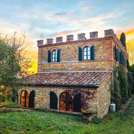 Montalcino Palazzina Castelverdelli Вилла Сиена